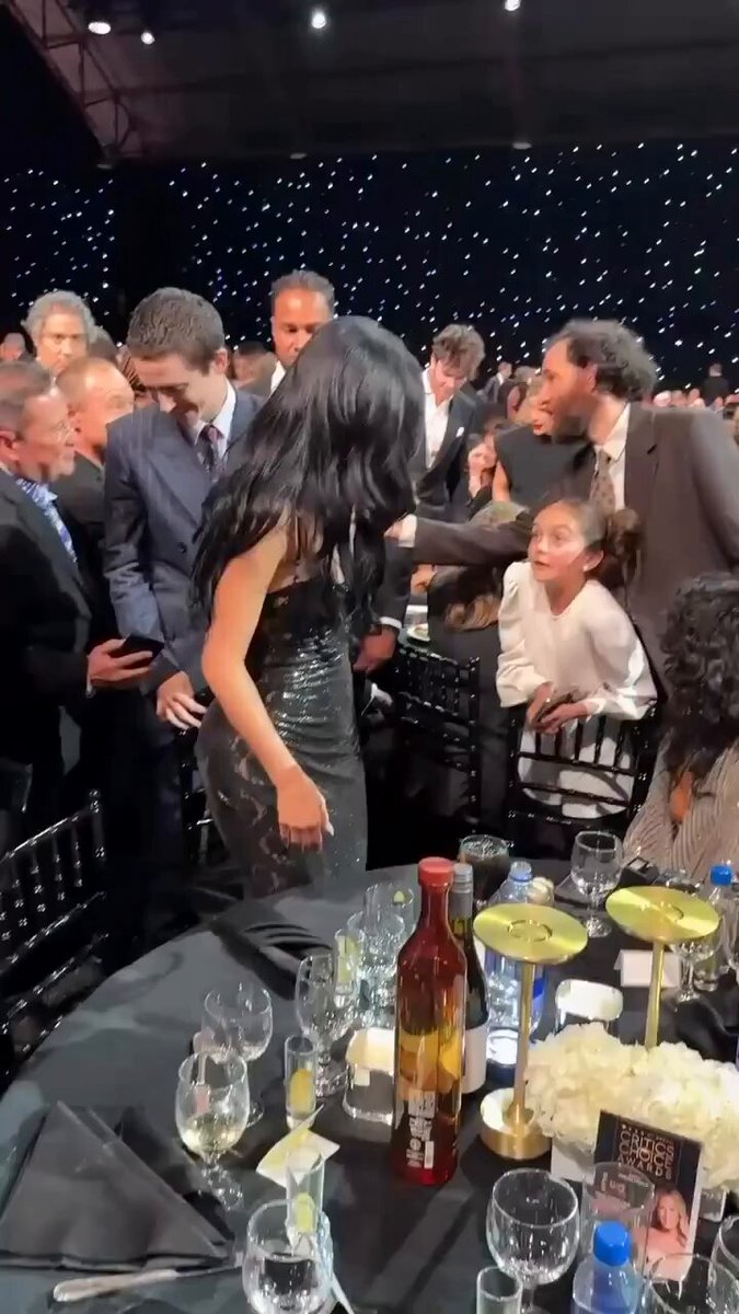 New video of Timothée Chalamet and Kylie Jenner at the #CriticsChoiceAwards tonight.