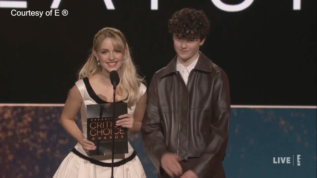 The Honmoon is officially sealed! #KPopDemonHunters won Best Animated Feature at the #CriticsChoiceAwards.
