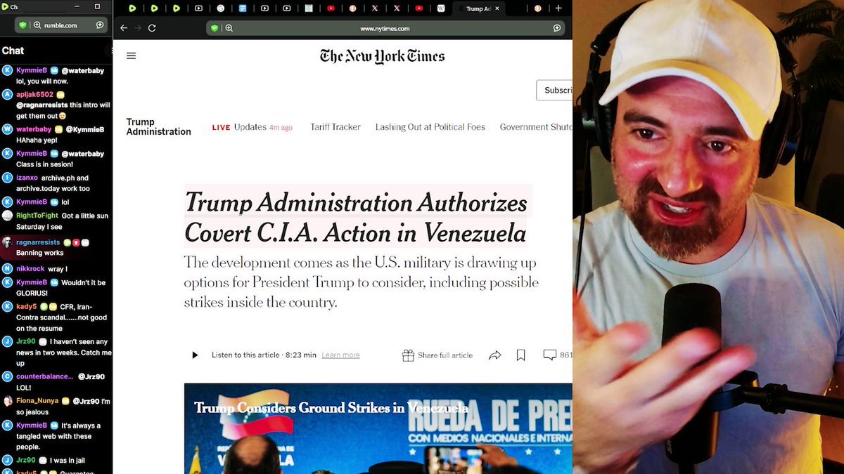Going Going, Back Back, To Venezuela Venezuela (Part 1) [Archive Sub Stream Oct 2025]