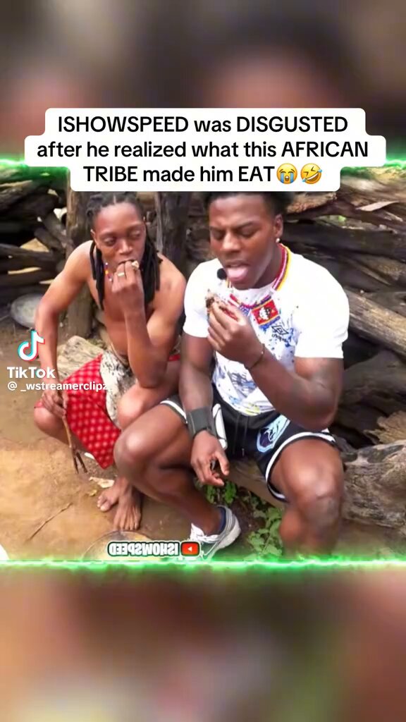ISHOWSPEED was DISGUSTED after he realized what this AFRICAN TRIBE made him EAT?‼️🤔