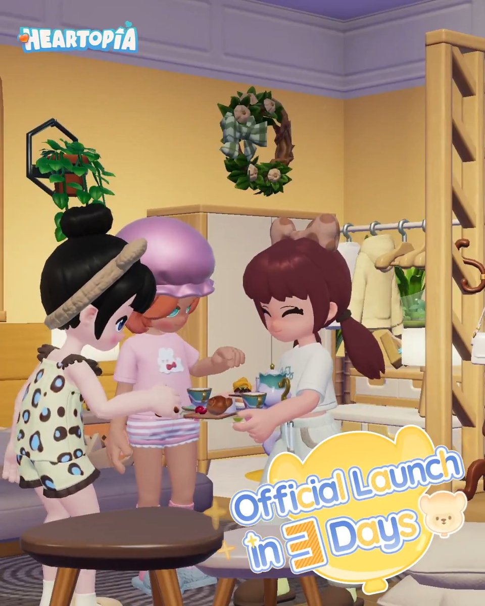 📢 3 Days Until Official Launch! My warm little home is all planned out in my head🏡 On January 7(UTC-5), 2026, the slow-life simulation game Heartopia will be officially launched. Let's enjoy every kind of life together!🏠🌱 #heartopia