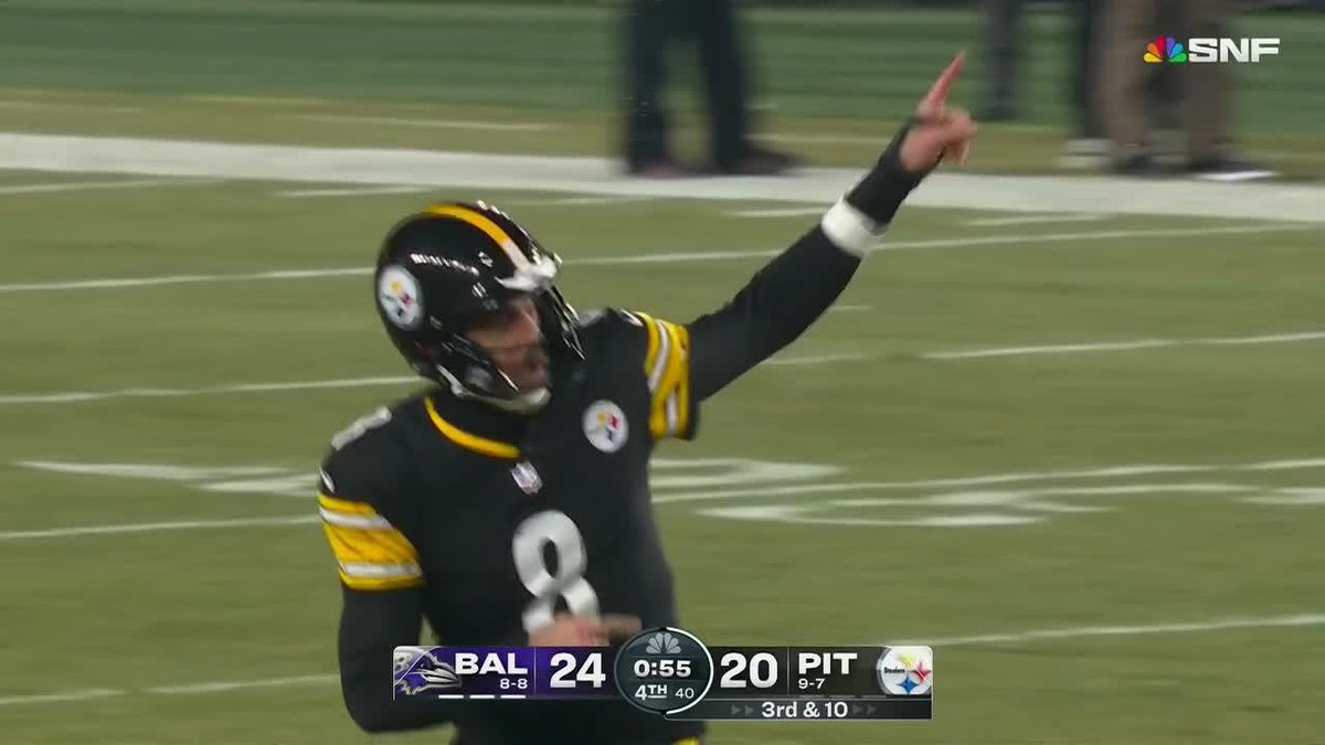 STEELERS TAKE THE LEAD WITH LESS THAN A MINUTE LEFT 😱 (📺 NBC)