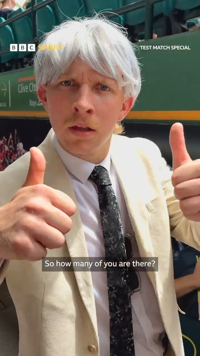 Meet the Richies 🎤 A staple at Australian cricket grounds for 15 years, Day 2 at the SCG will be the final outing for the famous group of fans who dress up as the legendary Richie Benaud.