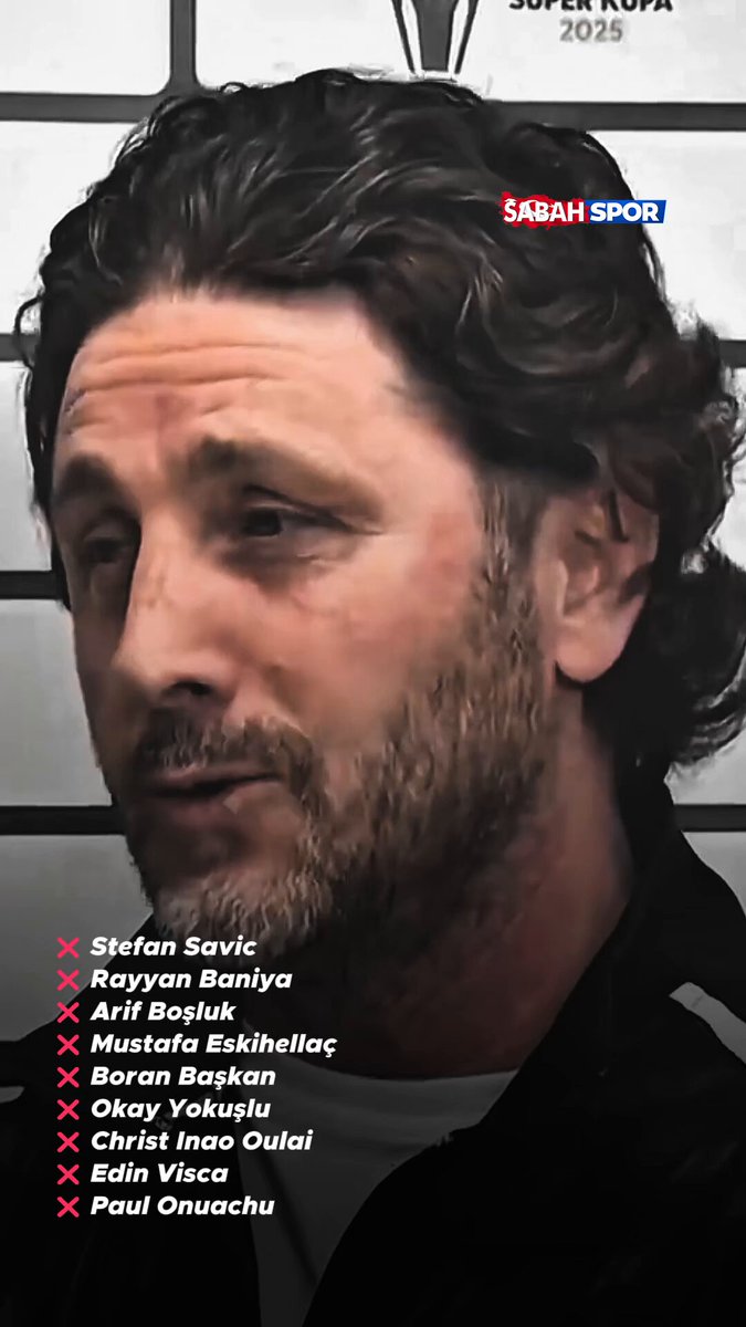 🗣️ Fatih Tekke: 9 oyuncumuz yok maalesef. Hatta bugün de birkaç oyuncumuzda dezavantajla buraya geldik. Neticesinde Trabzonspor olarak hiçbir mazerete sığınmadan mücadele edeceğiz.