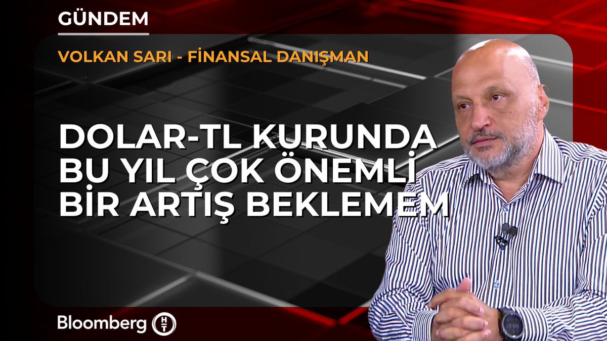 Finansal Danışman Volkan Sarı: 📍 Dolar-TL kurunda bu yıl çok önemli bir artış beklemem