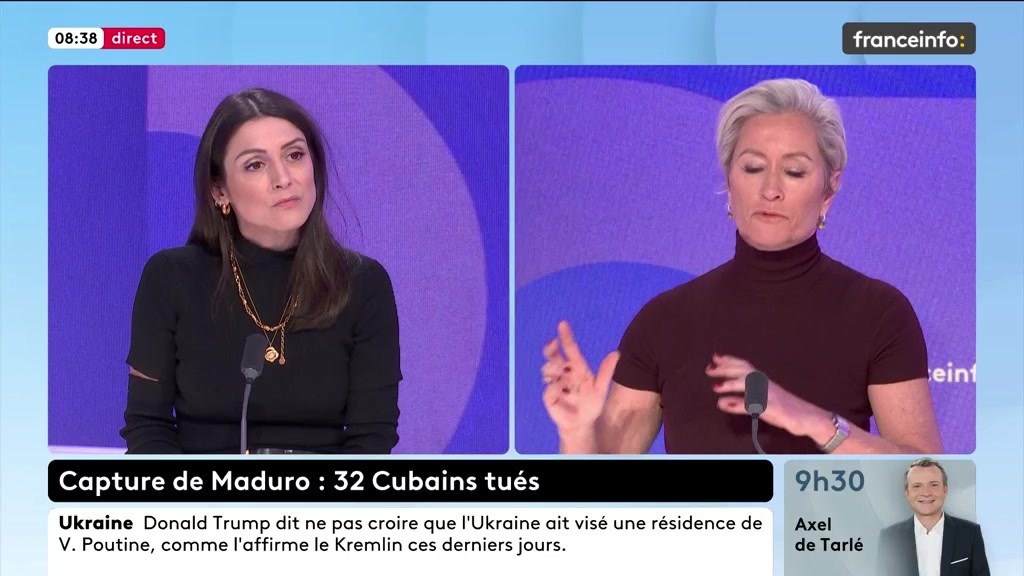 🔴 Capture de Maduro ➡️ "Aujourd'hui, rien n'est caché, c'est pour le pétrole. Le président américain le dit et le redit. C'est beaucoup moins caché aujourd'hui que ça ne l'était", dit Melissa Bell, journaliste correspondante à Paris pour CNN