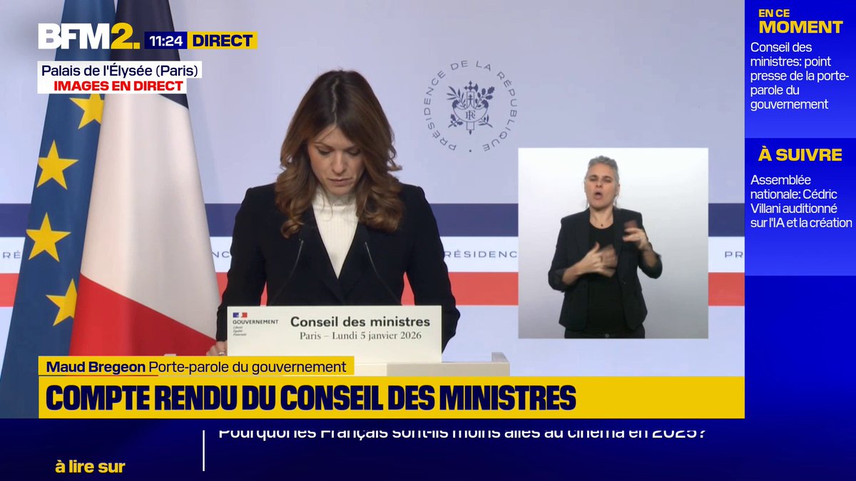 Pour Emmanuel Macron, « notre pays tient face aux crises (…) et tient mieux que la plupart de nos voisins européens », déclare la porte-parole du gouvernement Maud Bregeon #BFM2