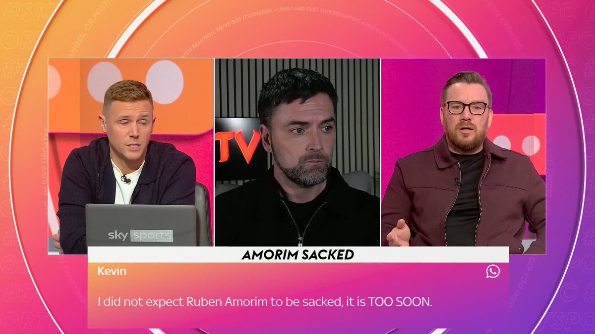 🗣️ "Good riddance" Jamie O'Hara says Ruben Amorim was not good enough for Manchester United and he made the club worse 😳 Fanalysis