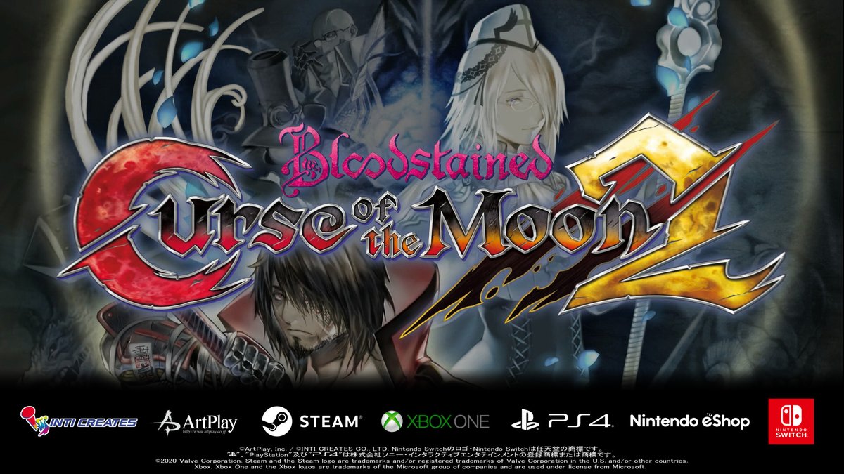 五十嵐孝司×インティ・クリエイツが再び贈る 🗡️剣と鞭で戦うレトロスタイルアクション『#Bloodstained Curse of the Moon 2』は好評発売中✨ 年末年始セール期間中は65%OFF！！ Switch PS Steam #CurseOfTheMoon2 #CotM2