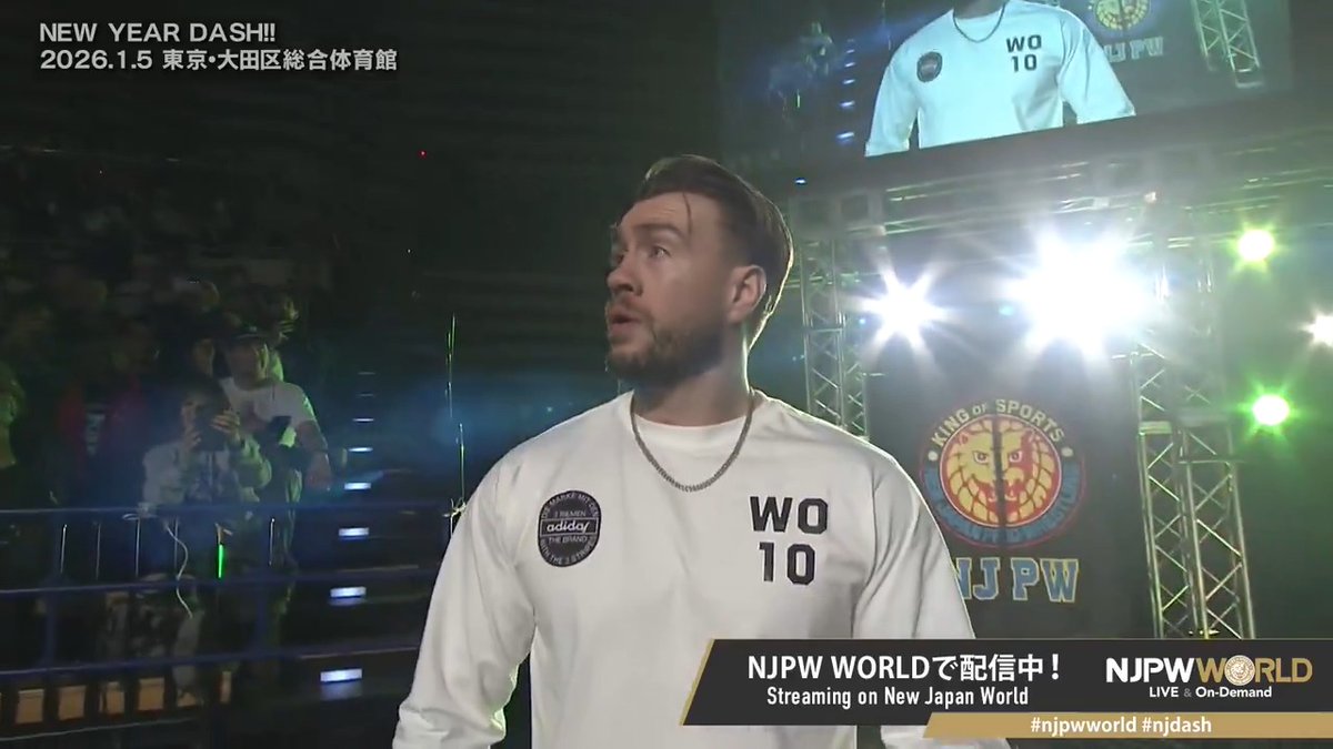 ⚡️NEW YEAR DASH!!⚡️ 入場ゲートからなんとオスプレイ登場‼️ 視聴&登録⏩「NJPW WORLD」で検索📱 #NJPW #njpwworld #njdash