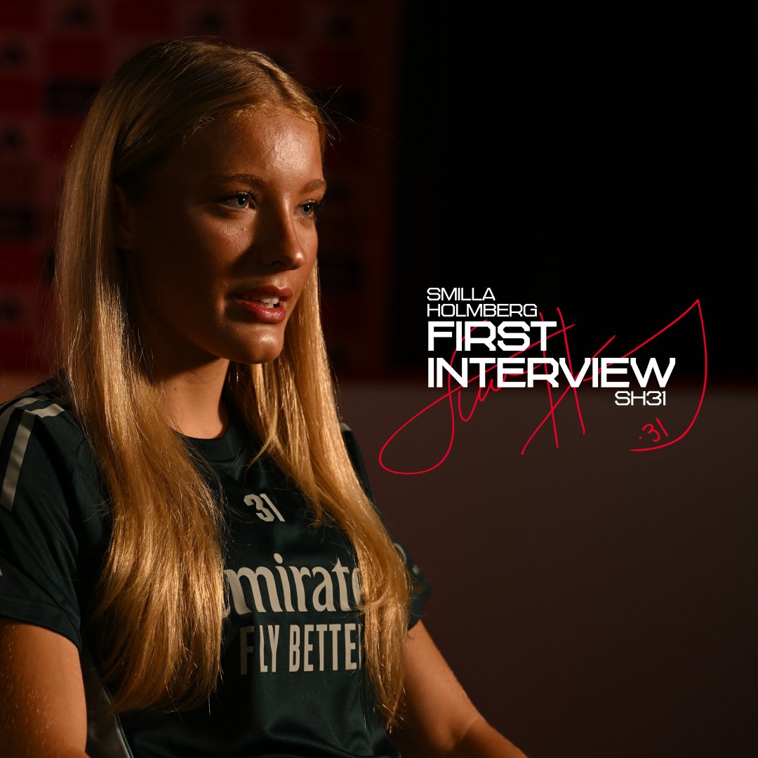 💬 “My dream has always been to play for Arsenal.” Our exclusive interview with Smilla is here, Gooners 🎙️