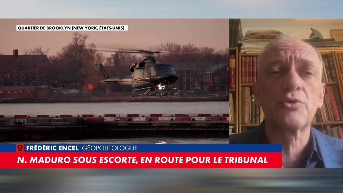 Frédéric Encel : «Vous n’avez pas le droit de capturer, malgré toutes ses dimensions dictatoriales, le chef d’un régime», à propos de l’exfiltration de Nicolas Maduro, dans #MidiNews
