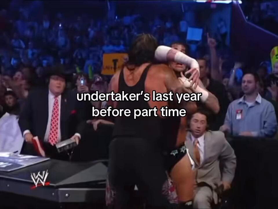 Undertaker's last year before part time The CM Punk rivalry was goated 🔥