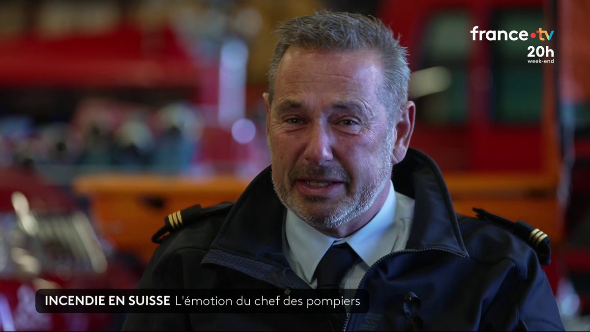 🇨🇭 Incendie de Crans-Montana : "Je ne sais pas si je vais pouvoir continuer ce travail". Témoignage poignant du commandant des pompiers de Crans-Montana David Vocat.