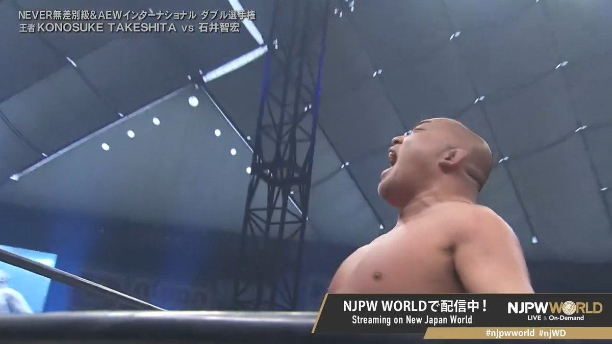 1 year ago today at Wrestle Dynasty, Konosuke Takeshita vs Tomohiro Ishii happened inside Tokyo Dome for both NEVER Openweight/AEW International titles! ONE OF THE BEST MATCHES OF 2025.