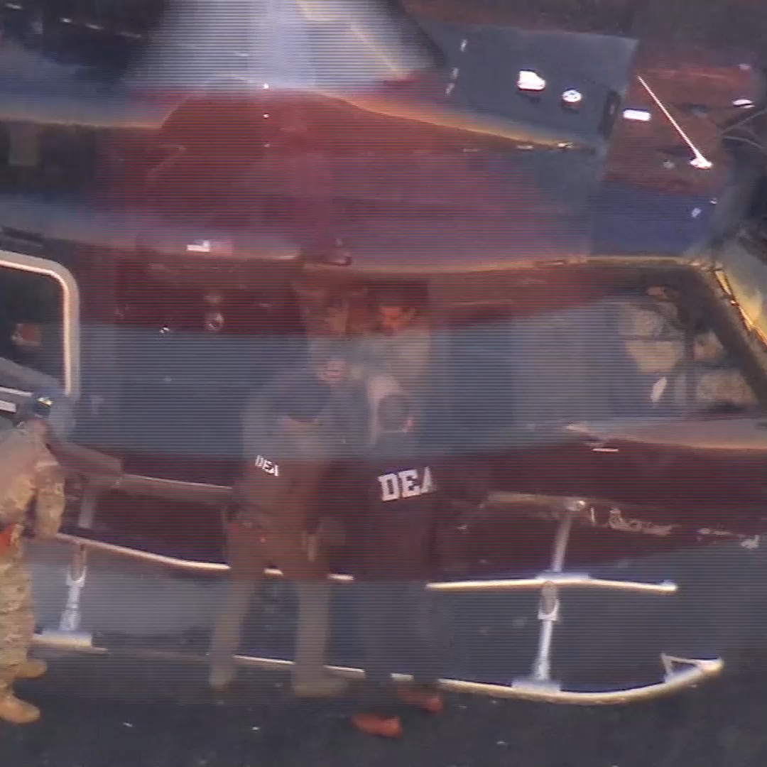BREAKING UPDATE: Deposed Venezuelan President Nicolás Maduro and his wife were transported under armed guard from the jail where they've been detained to a Manhattan courthouse to face narco-terrorism charges following their capture over the weekend.