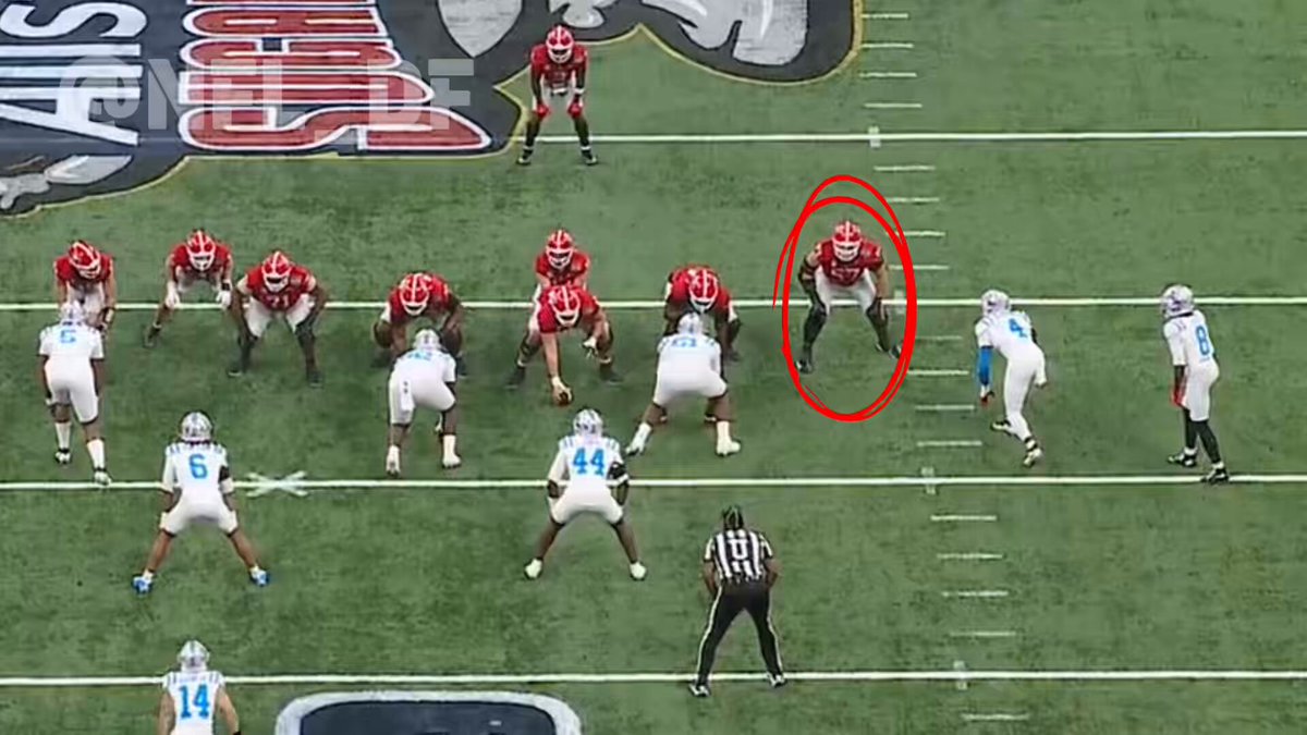 Monroe Freeling looked like a 1st-round OT against Ole Miss 🦍 MAULER.