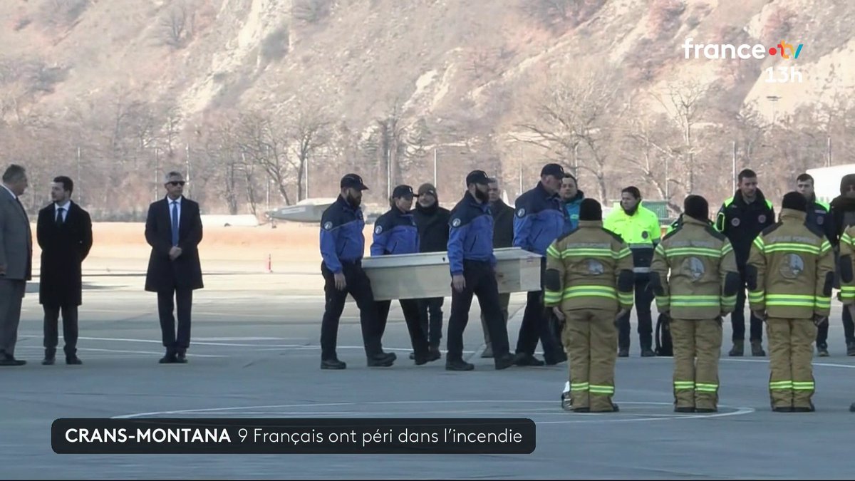 Incendie à Crans-Montana : toutes les victimes ont été identifiées Neuf français sont morts dans le drame qui a touché le bar "Le Constellation". Ils étaient âgés de 14 à 39 ans. Parmi eux, trois jeunes originaires de Versailles. #JT13H