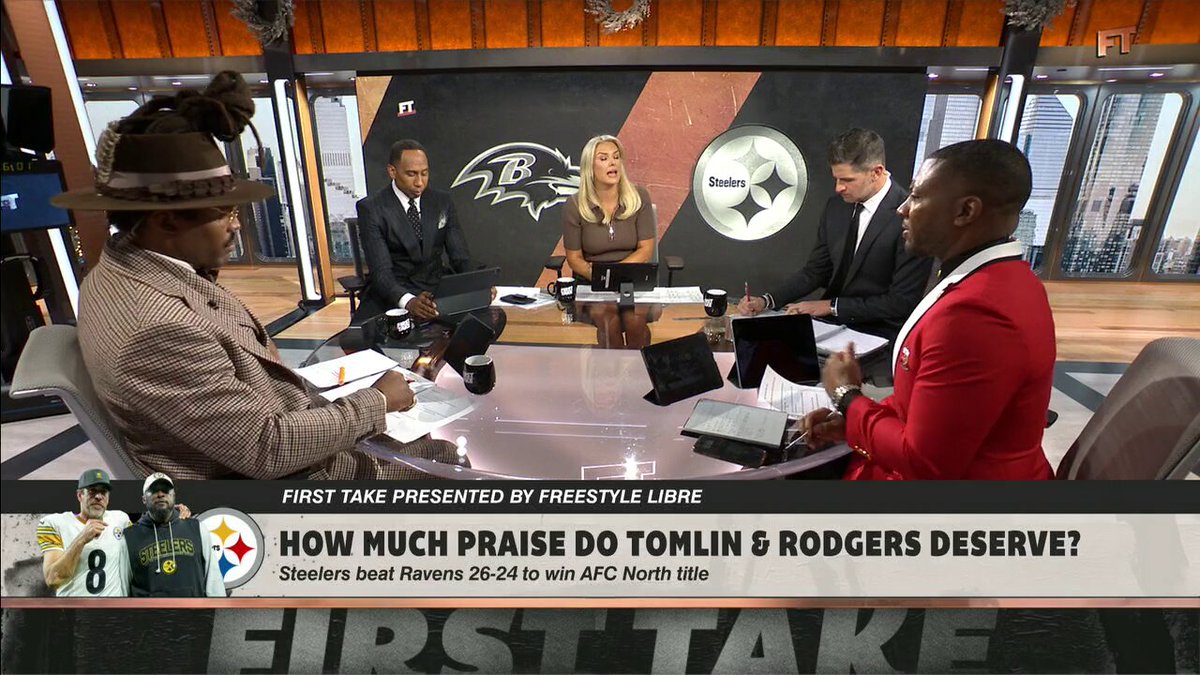 "This won't be a win that they'll talk about in their hall of fame speeches, but it definitely salvaged a small piece of both of their legacies." 👀 Ryan Clark shares his thoughts on Mike Tomlin and Aaron Rodgers after the Steelers won the AFC North 🏈