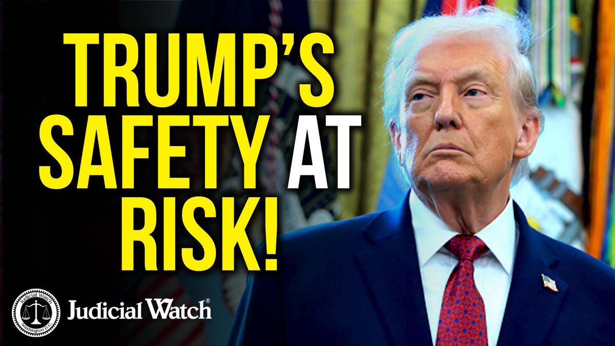 .Donald J. Trump’s Safety at Risk! Judicial Watch Sues! Tom Fitton