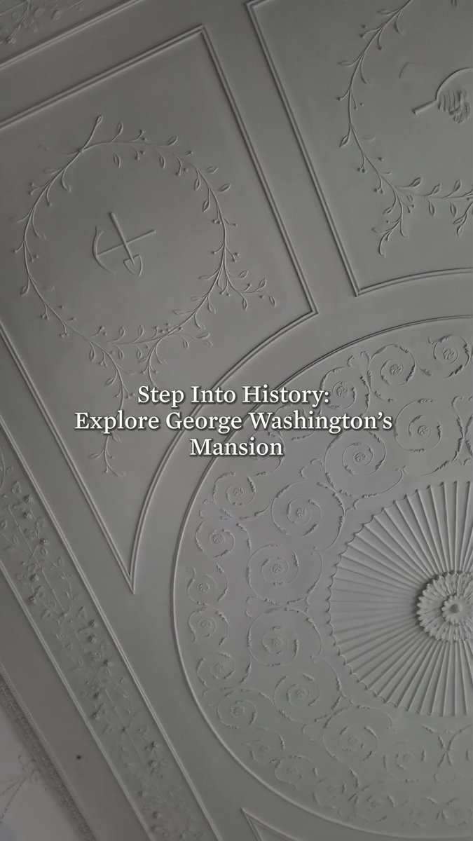 🪑 Walk the rooms where history happened. Visit George Washington’s Mansion.