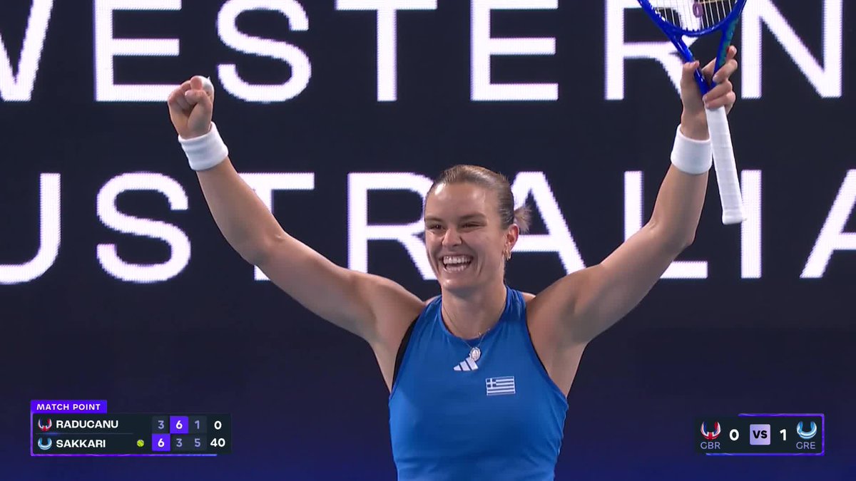 Nobody beats Maria Sakkari five times in a row!