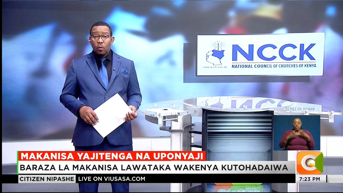 Makanisa Yajitenga Na Uponyaji: Baraza la makanisa lawataka Wakenya kutohadaiwa NCCK: Hakuna muhubiri mmoja aliye nguvu za kuponya Muhubiri David Owuor adai kuwaponya wagonjwa #CitizenNipashe