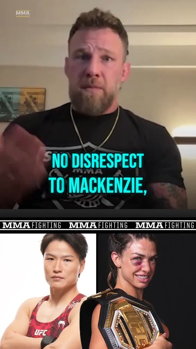 Zhang Weili’s coach admits Mackenzie Dern fight makes sense now: "No disrespect to Mackenzie. That’s Weili’s belt." (🎥 Damon Martin)
