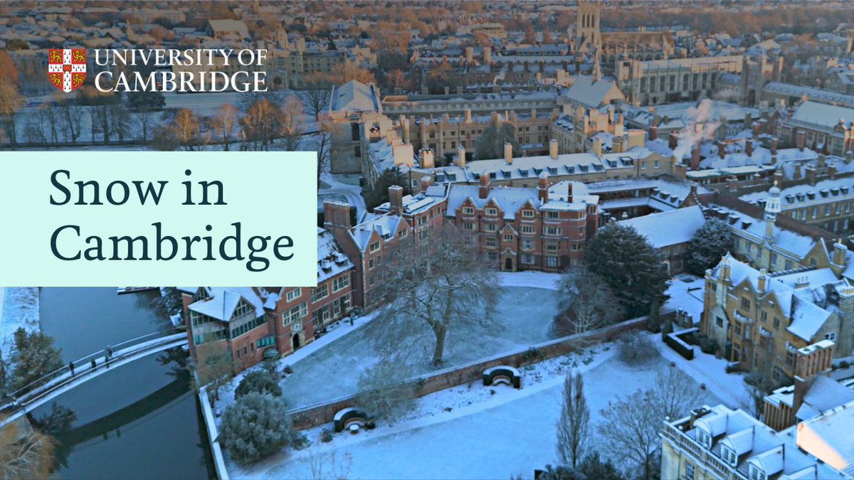 There's snow place like Cambridge ❄️