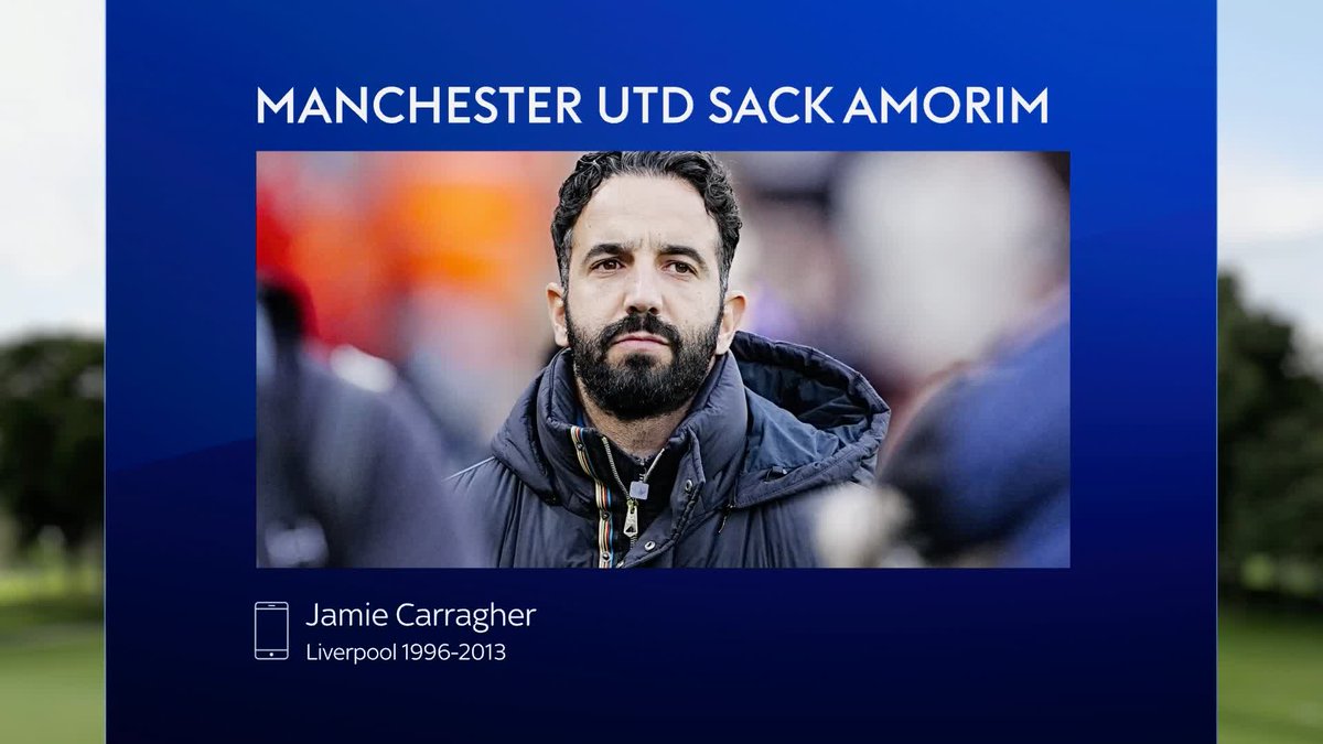 🗣️ "If a manager steps out of line it's got to have consequences" 🗣️ "I don't have sympathy for Amorim, it couldn't have got worse with results" Jamie Carragher shares his thoughts on the decision for Manchester United to sack Ruben Amorim 🔴