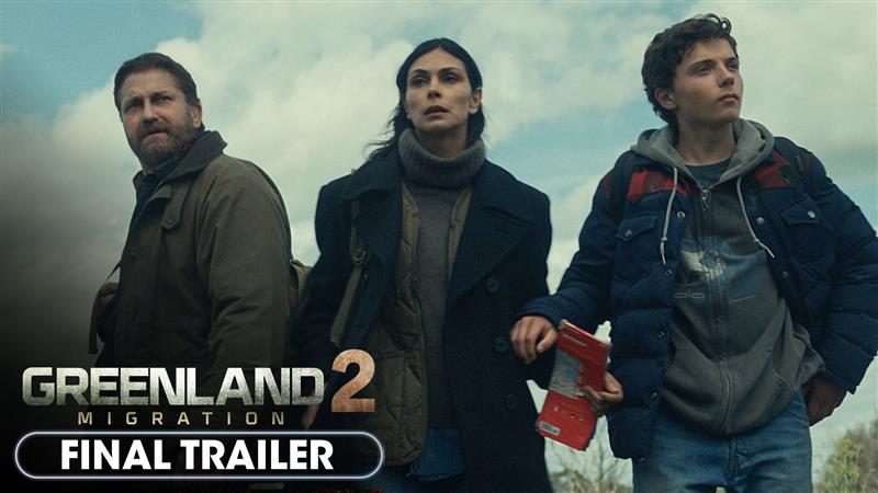 Together until the very end. Watch the final trailer for Greenland 2: Migration - only in theaters this Friday. Get tickets now.