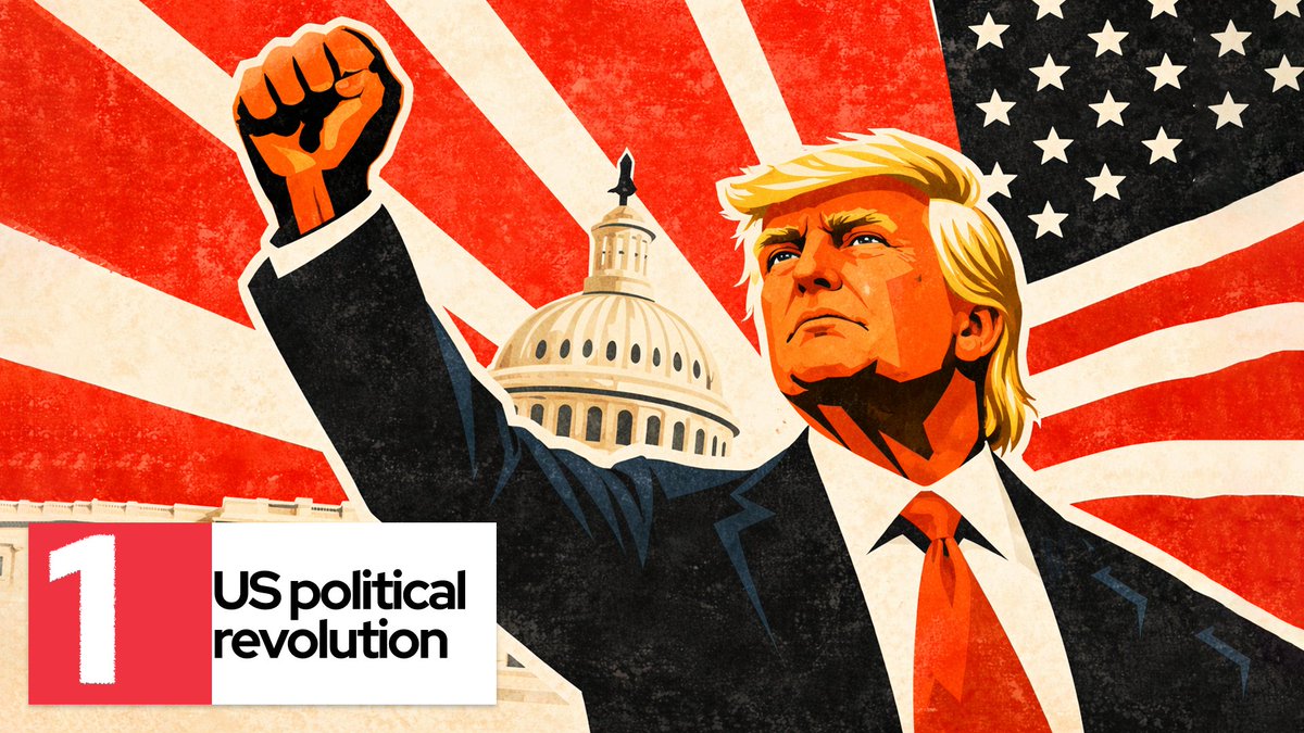 the number one risk this year is the us political revolution. trump is systematically dismantling checks on his power and weaponizing government against his enemies. (as he and his supporters believe they have weaponized it against him)