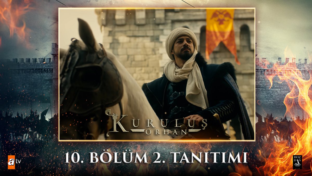 “Yarınlar, yüreği imanla çarpan milletimize yurt, ocak ve ikbal getirecek.” 10.⁠ ⁠Bölüm 2. Tanıtımı Sizlerle! #KuruluşOrhan nefes kesen yeni bölümüyle 14 Ocak Çarşamba saat 20.00'de atv’de! 🔥 Bozdağ Film atv