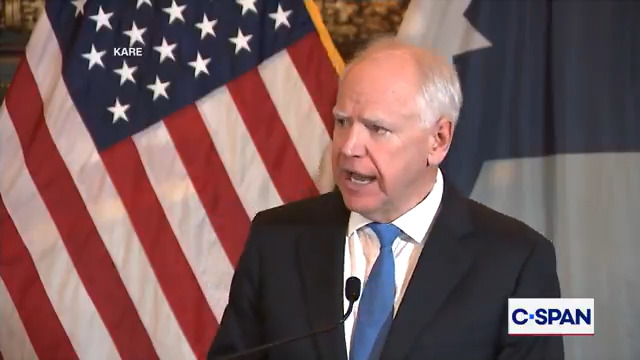 Minnesota Gov. Tim Walz (D): "The buck does stop with me...I can't give a political campaign my all. Every minute that I spend defending my own political interest would be a minute I can't spend defending the people of Minnesota...So, I've decided to step out of this race..."