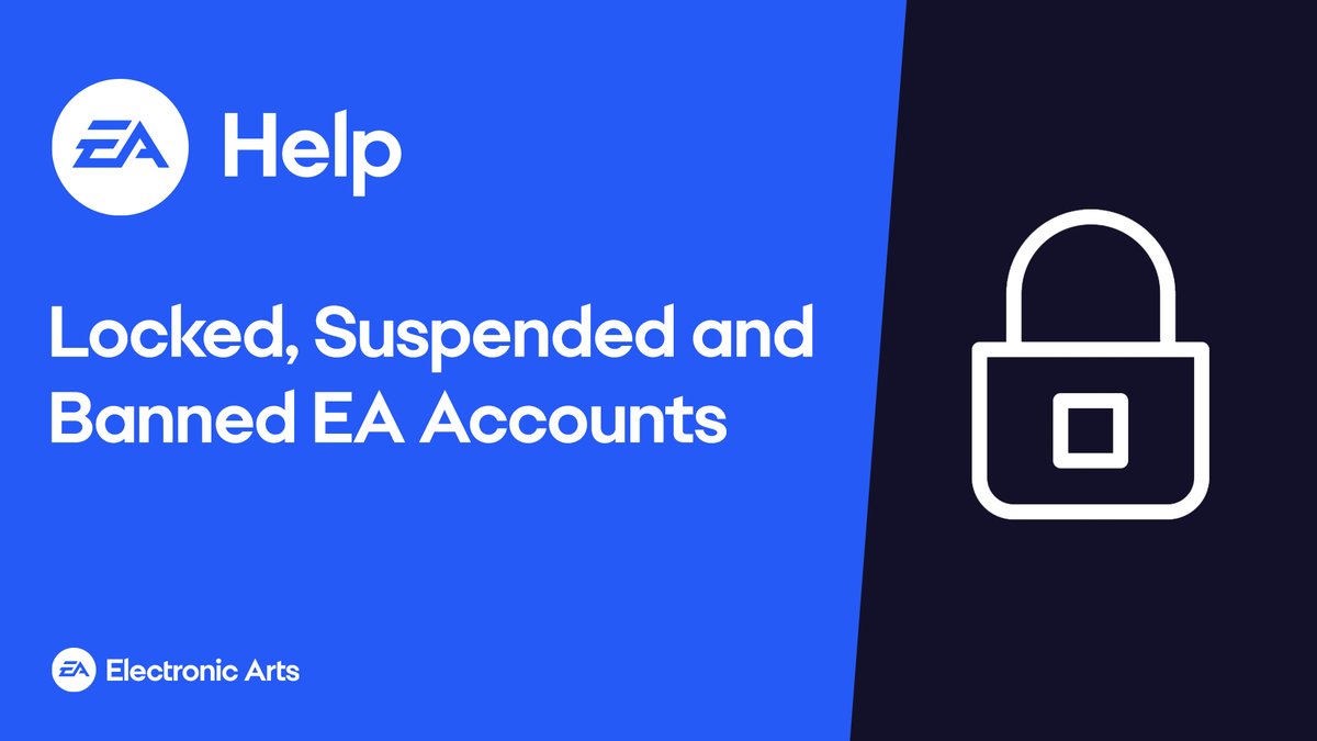 Hit a winter freeze?❄️ If your EA Account is locked, banned, or suspended, here’s what you can do.