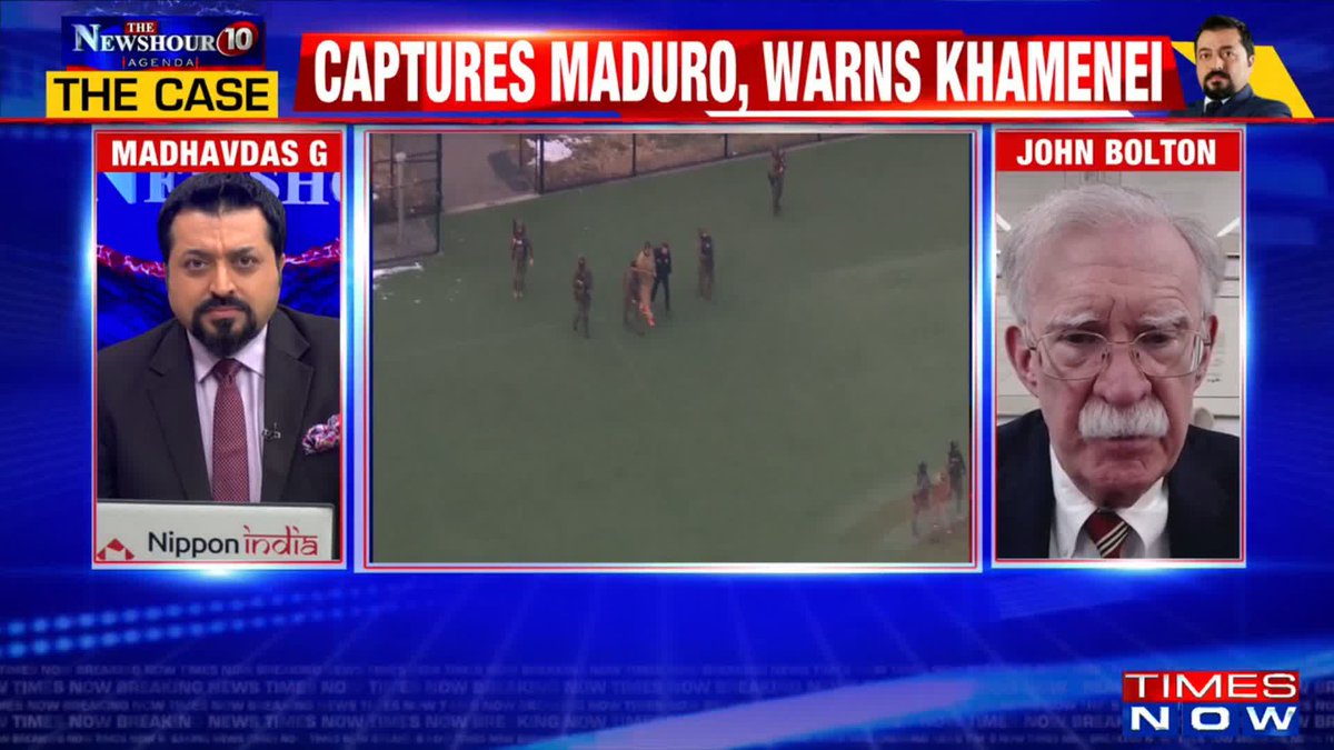 John Bolton, Ex-NSA To Trump on Times Now There was a legitimate reason to overthrow the Maduro regime. However, it has not been overthrown yet. The remainder of the regime, even without Maduro, is still in place: John Bolton speaks to @MadhavGK