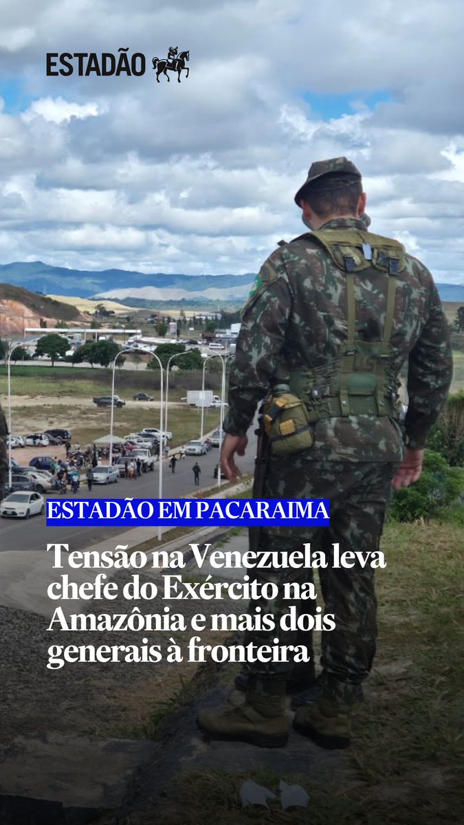 RORAIMA | Tensão na Venezuela leva chefe do Exército na Amazônia e mais dois generais à fronteira; saiba detalhes ->