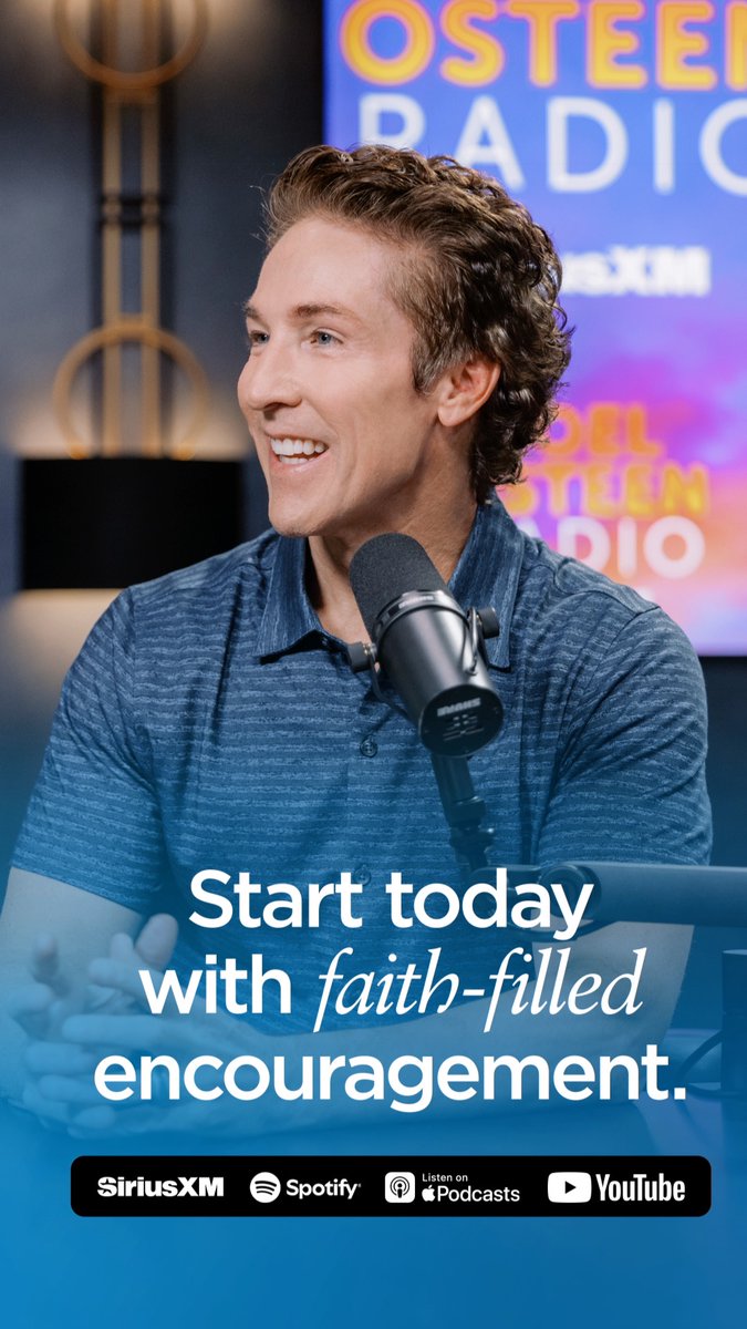 Listen to the Joel Osteen Daily Podcast everywhere you listen to podcasts!