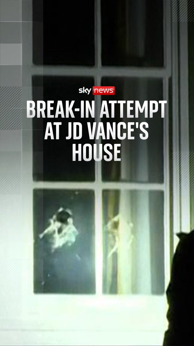 A man has been detained at JD Vance's house after reportedly breaking a window and trying to get into the house. JD Vance and his family were not at the property at the time of the incident, according to a secret service spokesperson.