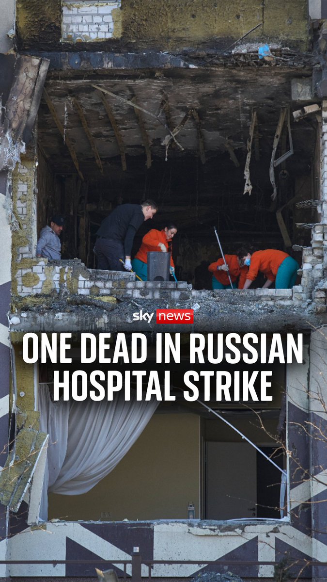 One person has been killed and three other injured, after a Russian strike on a hospital in the Ukrainian city of Kyiv. The strike came days after President Zelenskyy said a peace deal with Russia was "90% ready".