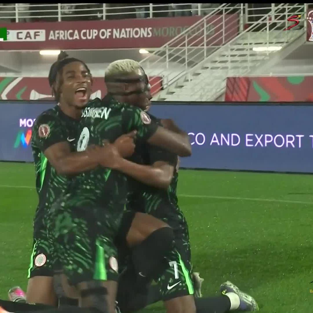 Two in five minutes from Nigeria's star strikes 🇳🇬⚽⚽ The Super Eagles are soaring 🦅 📺 Stream #TotalEnergiesAFCON2025 on DStv: