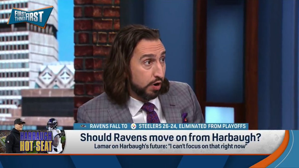 “Lamar Jackson does not want John Harbaugh back...when he is asked…it was ‘I am not even going to give a superficial public vote of confidence.’ Because he doesn’t have one.” nick wright says Lamar made it very clear where he stands:
