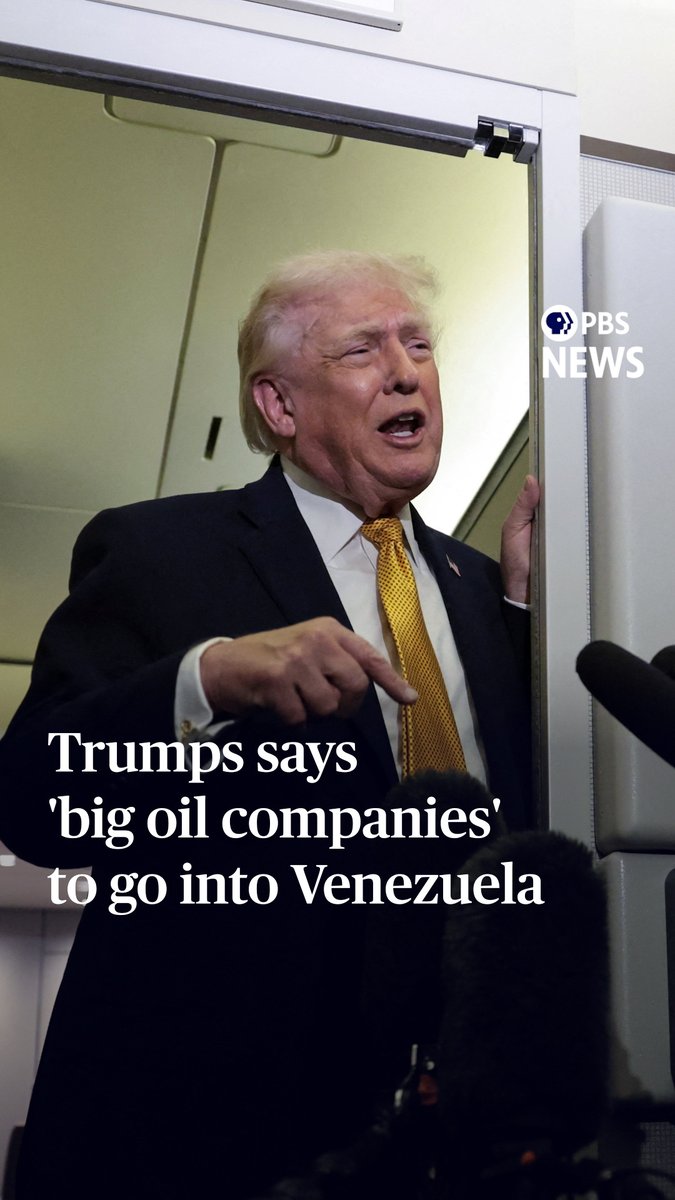 President Donald Trump referred to Venezuela as a “dead country” in comments to reporters onboard Air Force One on Sunday. The president also called for investments from oil companies to “bring back the infrastructure” of the South American nation. “The oil is just flowing at a very low level. Much lower than — even if it was badly run, it should have more income, more oil than what they're doing,” Trump said. “So, we're going to have the big oil companies go in, and they're going to fix the infrastructure and they're going to invest money." Trump's comments came a day after the U.S. military captured Venezuelan President Nicolás Maduro and flew him to New York to face narco-terrorism charges.