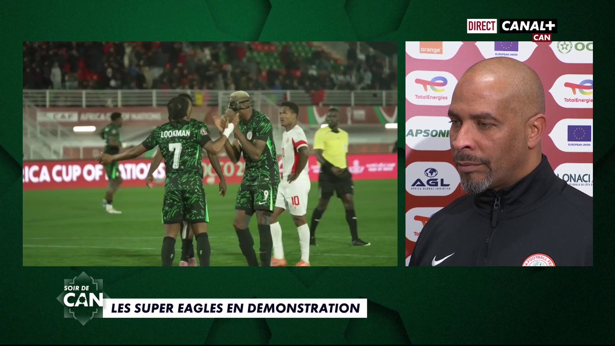 #CANALPLUSCAN : « Je n’en dirai pas plus. Ce qui se passe dans mon groupe, restera dans mon groupe » : la réponse cash d’Éric Chelle sur le clash entre ses 2 stars 🇳🇬 Osimhen et Lookman 🎙️ 🥶