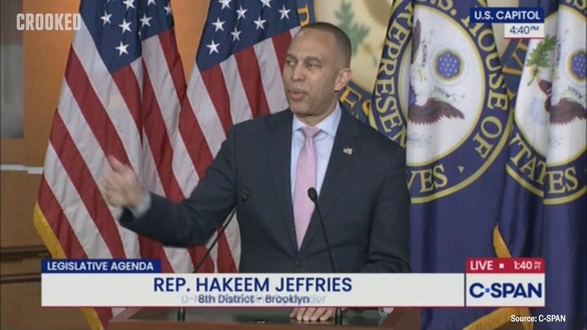 “And the American people are now supposed to believe that this whole situation that has unfolded in Venezuela has anything to do with a counter-narcotics operation? Get lost.” —House Minority Leader Hakeem Jeffries