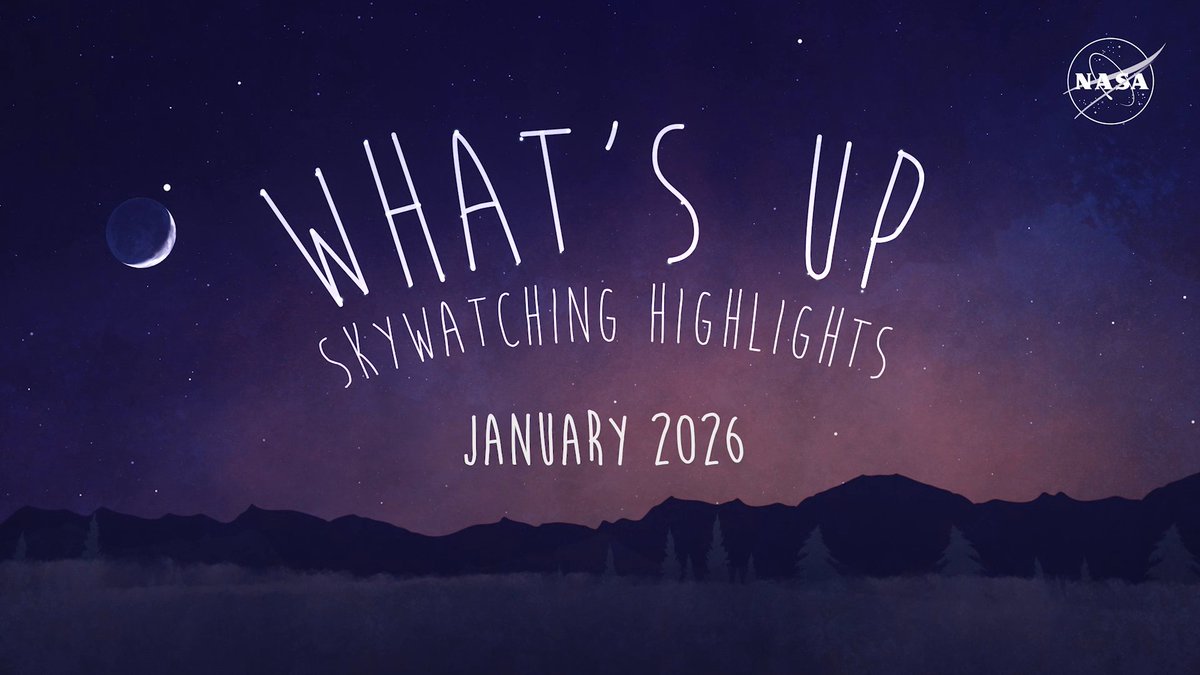 Kick off the new year with some new celestial sights this January! Keep an eye out for: - Jupiter looking big and bright - A conjunction between the Moon and Saturn - A stellar beehive Happy 2026, and happy skywatching!