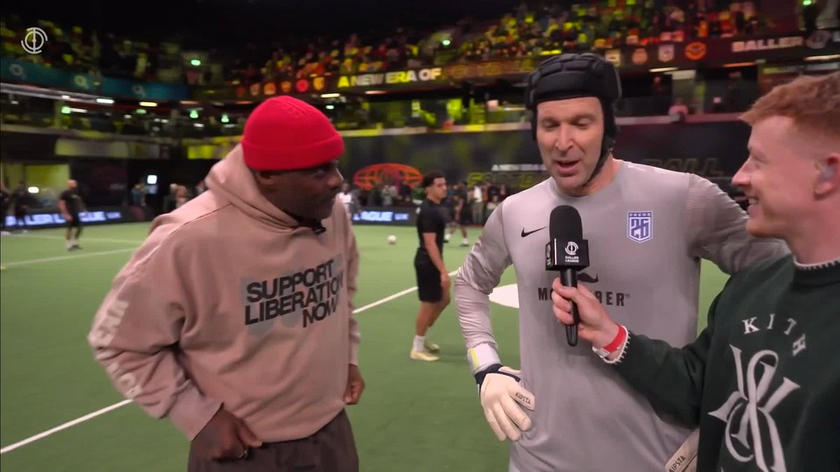 "Petr Cech did amazing, but Baller League is a different league" 🔥 Idris Elba and Petr Cech react to the dramatic 2-2 draw between Rukkas and the 26ers 💬
