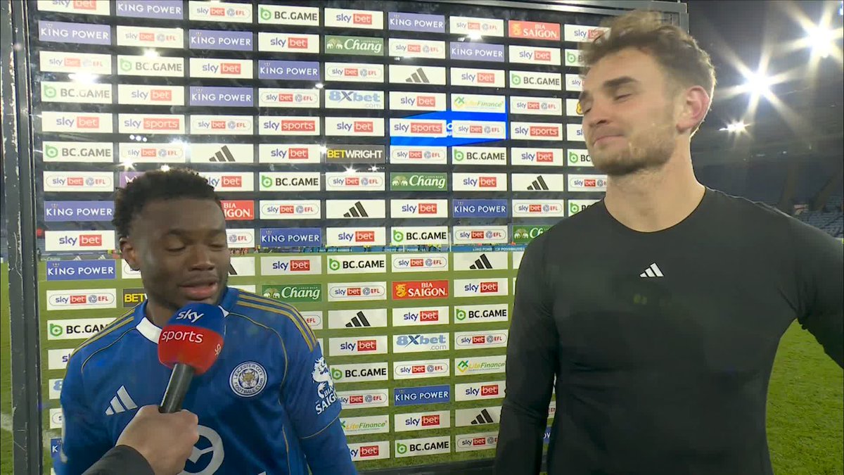 🗣️ "We keep going!" Abdul Fatawu and Jakub Stolarczyk reflect on a BIG three points for the Foxes 🦊