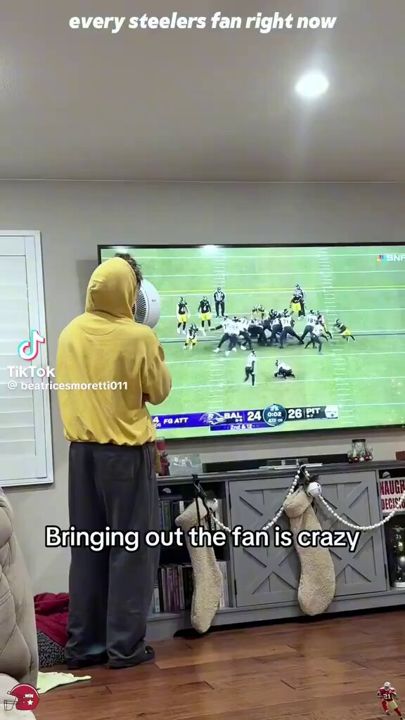 Reacciones anoche de los aficionados de Pittsburgh viendo la última jugada del partido 🤣👍🏻🏈 Video de TikTok