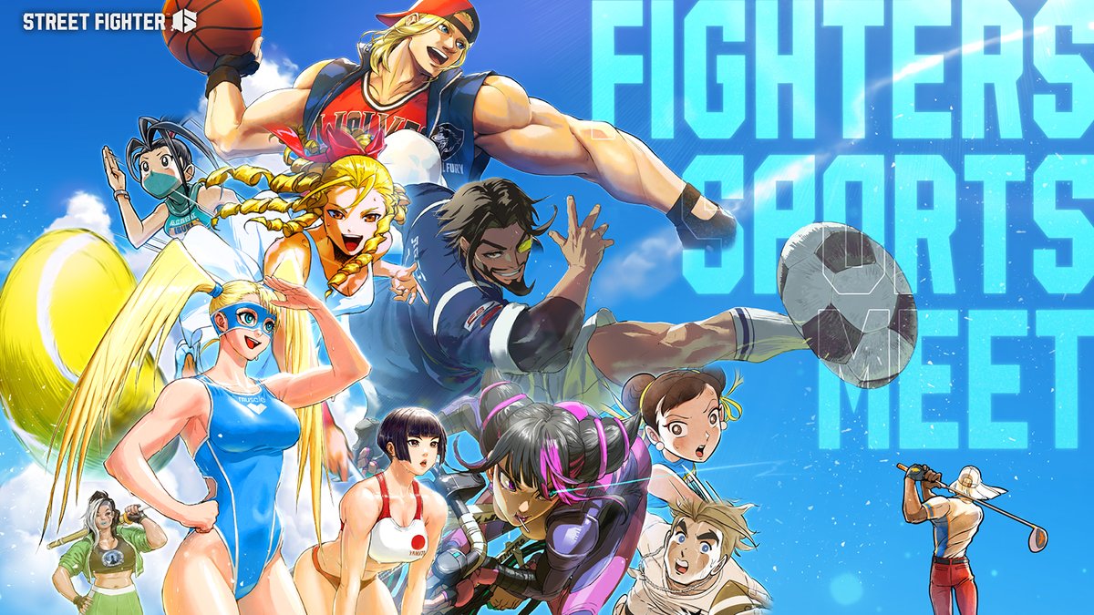 Get the ball rolling with the Fighter Sports Meet Fighting Pass! Be a star player by unlocking Capcom Sports Club in the Game Center and score Premium Rewards like new EX colors for Rashid and E. Honda while earning baseball gear for your avatar, and more!